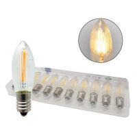 ไส้หลอด LED 34V/0.2W หลอดไฟทดแทน E10สำหรับอาร์คพร้อมจุดเตา7จุดสำหรับไฟประดับคริสต์มาส