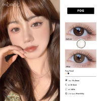 MIDROO คอนแทคเลนส์คอนเทคเลนส์คอนแทคเลนส์สีน้ำตาล 14.5mm กรองแสงคอนแทคเลนส์ pretty 1คู่