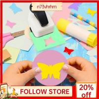 N73VHRHM พลาสติก ABS ABS ที่เจาะรูสำหรับเด็ก เครื่องเจาะรู ตัดกระดาษ DIY เครื่องตัดกระดาษ ที่มีคุณภาพสูง อัลบัมภาพ ที่เจาะรูรูปผีเสื้อ สำหรับเด็กๆ