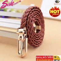 BeeStyle เข็มขัด เข็มขัดผู้หญิง สไตล์วินเทจ เข็มขัดแฟชั่นผู้หญิง Womens Female Fashion Casual Belt Belt Waist Ceinture  1094 - สีน้ำตาล