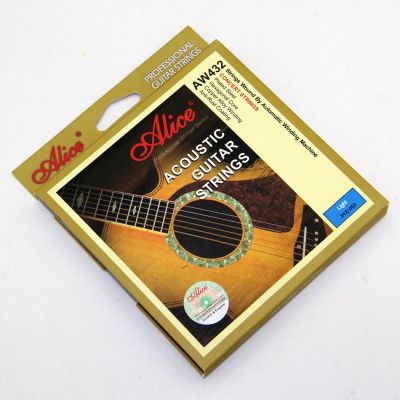 ‘【；】 Alice 5 Sets Acoustic Guitar Strings AW432 Professional Guitar Strings Guitar Accessories Part Guitarra