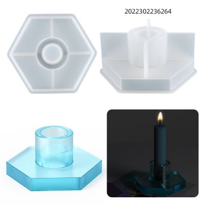 [COD] diy crystal epoxy resin gypsum decoration six-sided base silicone mold source wholesale