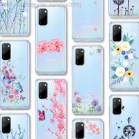 Flower Leaf Case for Samsung Galaxy S21 A52 A51 A72 A50 S20 FE S10 A71 A70 S9 S8 A31 A32 A12 S10e Note 20 10 Ultra Plus Lite TPU