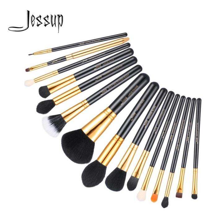 jessup-brush-set-t093-15pcs-black-gold