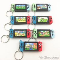 Switch Game Machine Keychains Nintendo Switch Keyring Charm Bag Pendant Soft Rubber PVC Key Chains Gaming Keychain Toys Jewelry