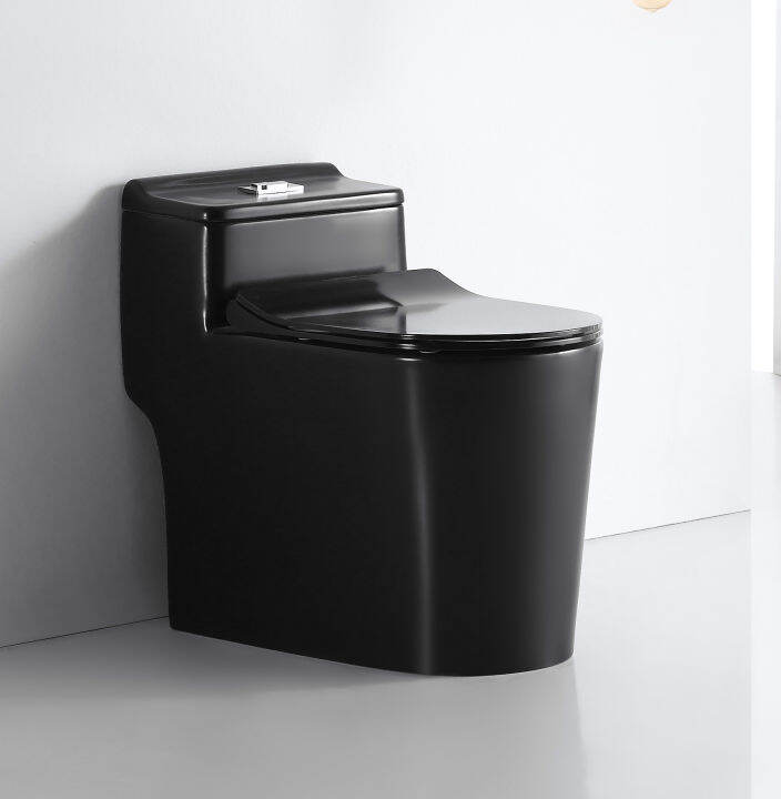 Modern Matte Black Toilet Bowl 1pc water closet Matte Black water