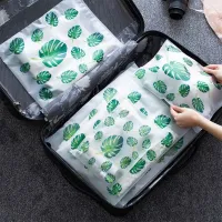 Travel Transparent Clothes Storage Bags Organizer for Shoes Makeup Underwear Self Seal Portable Organizer Pouch Clothes  BagShoe Bags