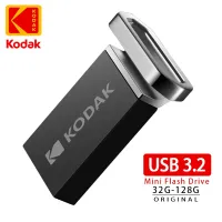 ใหม่ Kodak แฟลชไดรฟ์ USB มินิความเร็วสูง USB3.2 64G 32G 128G USB3.0ไดร์ฟปากกาสำหรับรถยนต์แล็ปท็อป Macbook แท่ง USB OTG