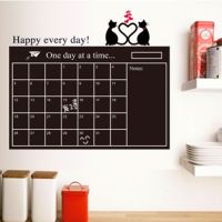 【YD】 New calendar wall stickers Removable Blackboard Sticker decoration Chalkboard Chalk Board waterproof Stickers