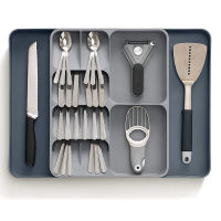 Large Big Cutlery Divider Kitchen Organizer Drawer Tablewares Storage Box Tray Spoon Fork Store Drawer Tools Cabinet Storage