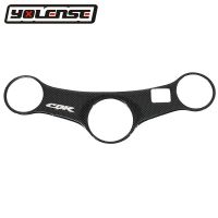 For HONDA CBR600 CBR 600 F4i 2001-2007 Motorcycle Carbon Fiber Decal Sticker Pad Triple Tree Top Clamp Upper Front Protector