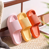 Women Thick Platform Slippers Summer Beach Eva Soft Sole Slide Sandals Leisure Men Ladies Indoor Bathroom Anti-slip Shoes