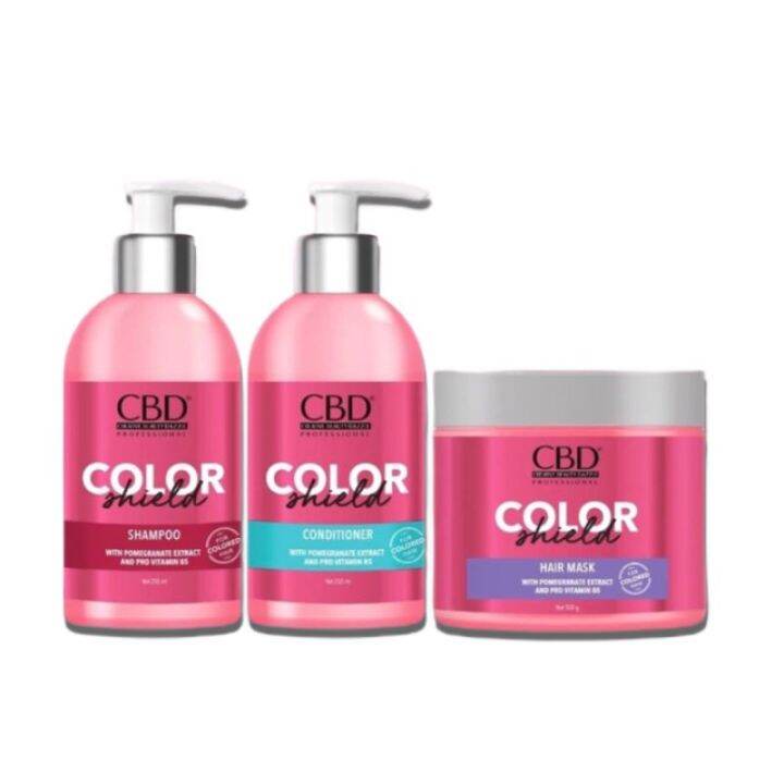 CBD COLOR SHIELD SHAMPOO CONDI - HAIR MASK TREATMENT RAMBUT BERWARNA ...