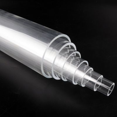 【YF】✖  3pcs 50cm O.D.16/20/32/40/50/60 Transparent Hose Aquarium Pipe Supplies Plastic Tubes Fittings Glass Tube