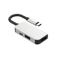 【❂Hot On Sale❂】 jhwvulk ฮับ8-In-1อ่านอะลูมินัมอัลลอย Type C Pd Usb-C สำหรับ Macbook Pro To I Rj45 Hdmi Usb 3.0พอร์ต2.0 Usb พร้อมฮับ3.0 Tf Sd