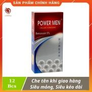 HCM CHÍNH HÃNG  - Bao Cao Su Power Men Ngọc Trai Siêu Mỏng Gai Gân Bi Kéo