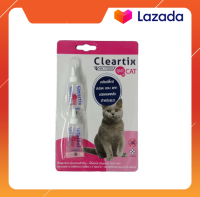 Cleartix spot on CAT แมว (2 หลอด) หยดป้องกันและกำจัดเห็บหมัดแมว อย.วอส 537/2558