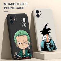 เคสโทรศัพท์ iPhone 11,13 X XR 12 Pro Max XS MAX 8 Plus 6S 6 7 Mini SE 2020 Luffy และ Zoro Tide