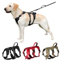 Reflective Big Dog Harness Adjustable Pet Chest Harness Explosionproof for Labrador Harnesses Small Large Dogs Traction Supplies