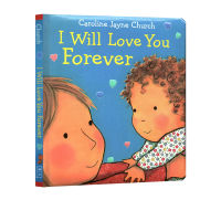 I Will Love You Forever Caroline Jayne Church หนังสือนิทานระบายสีสมุดวาดภาพระบายสีสำหรับเด็กกิจกรรมภาษาอังกฤษสำหรับเด็ก