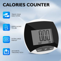 Pedometer Step Counter Walking Running Pedometer Portable LCD Pedometer with Calories Burned and Steps Counting