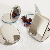 Personal Portable Camping Makeup Mirror Shatterproof Stainless Folding