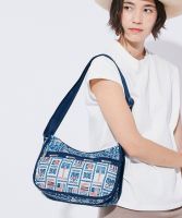 Lesportsac 2023 ฤดูร้อนใหม่แบรนด์ร่วมกระเป๋าสะพายพิมพ์กระเป๋าสะพาย7520