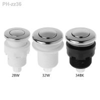 New Pneumatic Switch On Off Push Air Switch Button 28mm/32mm/34mm For Bathtub Spa Waste Garbage Disposal Whirlpool Switch