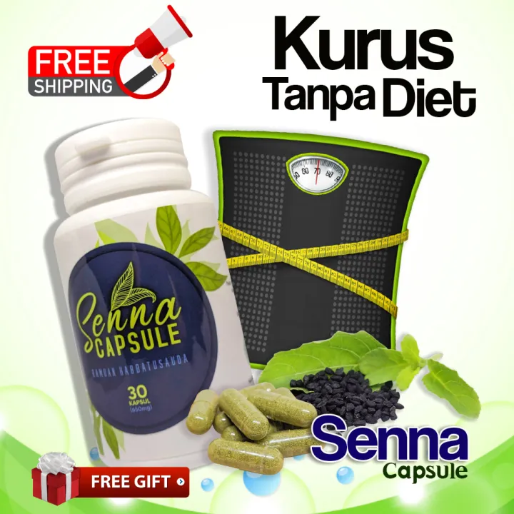 Senna Capsule Ramuan Habbatusauda Pure 100 Leaf Senna Herba Mengempis Perut Dalam Masa Singkat Ubat