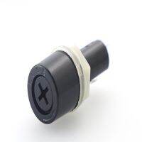 100PCS Fuse Holder Rotating Nut Installation MF-528 5 x 20 Black Flat Tube Type Crosshead Screw Cap Fuse Holder 10A 250V