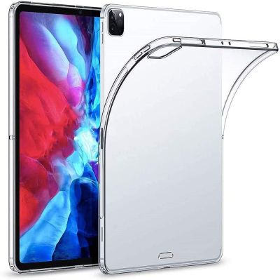 เคส iPad Pro 12.9 2020/2018,ฝาหลัง TPU ใส,รองรับ Apple pencil Wireless CHARGING Soft SHELL Case,transparent