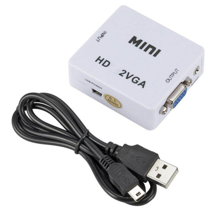 อะแดปเตอร์แปลง-hdmi-เป็น-vga-สำหรับโน้ตบุ๊ค-x360ดีวีดี-ps3พีซี-hd-1080p-วิดีโอเสียง-hdtv-โปรเจคเตอร์-vga2hdmi