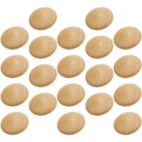 100 Pcs Stair Cover Hole Plug Screw Covers Caps Furniture Plugs Reusable Wood Wooden Holes Screw Nut Drivers