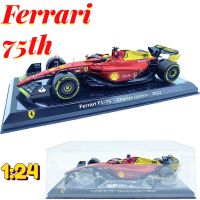 Bburago 1/24 F1-75#16 #55Ferrari 75th Anniversary Alloy Formula One Racing Car Die Cast Collection Vehicles Model Collectible Die-Cast Vehicles