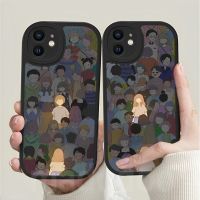 Casing iPhone 14 13 12 Xs max 6 6S 7 8 X XR 11promax 12promax 13promax Meet you Couple Cartoon Boy Tpu Hole Protection Soft XPN 19