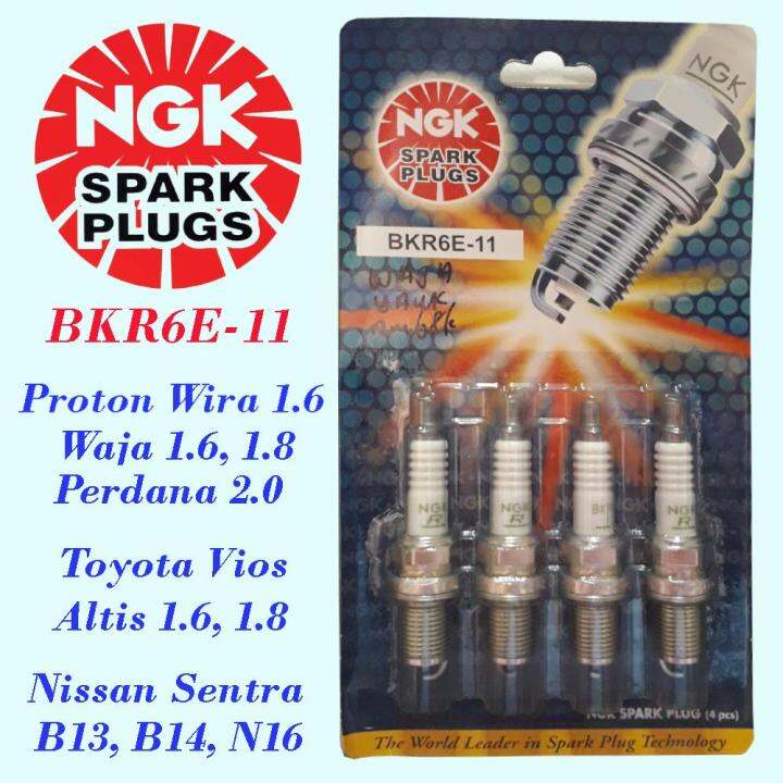 NGK Spark Plug for Proton Wira 1.6, Waja 1.6, 1.8, Perdana, Toyota Vios