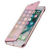 Luxury Flip Case For iphone 6 S 6s 7 8 Plus 5 5S SE X 6SPlus 7Plus 8Plus 11 12 13 14 Cover Clear PC View Windows Mirror Coque