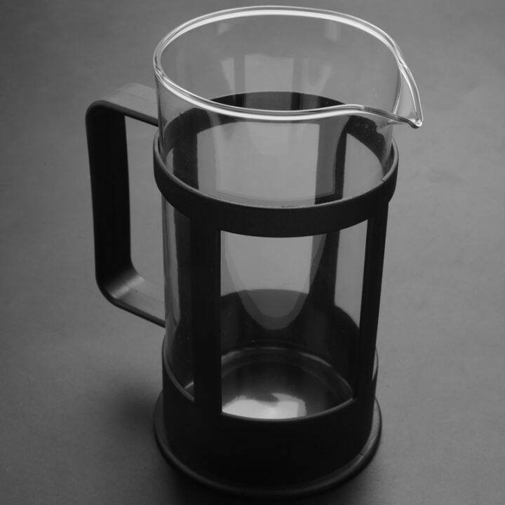 5x-french-press-coffee-amp-tea-maker-12oz-thickened-borosilicate-glass-coffee-press-rust-free-and-dishwasher-safe