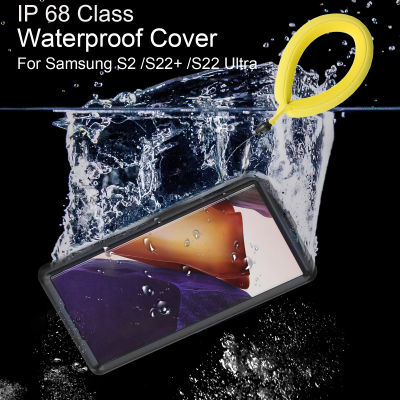 IP68 Kalis Air Kes untuk Samsung Galaksi S22 Ultra S 22 Air Bukti Menyelam Perlindungan Penuh SGalaxy S22บวก S22 S22Ultra Funkes