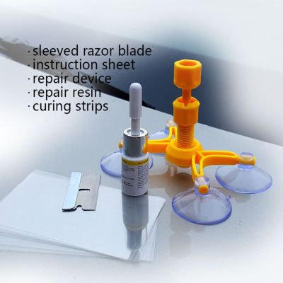 Car Windshield Repair Tool Kit Automobile Glass Repairing Set For Auto Windscreen
