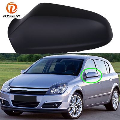 POSSBAY Car Rearview Mirror Covers Front Rear View Caps for OpelHoldenSaturnVauxhall Astra H MK5 2004-2008 Exterior Parts