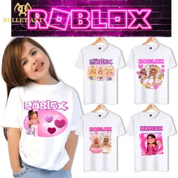 7COLOR ROBLOX GAME GAMER COTTON TSHIRT 1-10 YEARS OLD UNISEX TOPS SHIRTS  BOYS GIRLS KID BABY TEENS ANIME SHIRT TOPS TEE TEES T-SHIRT T-SHIRTS SHIRT  SHIRTS SUMMER CLOTHING TANK TOP CLOTHING XMAS