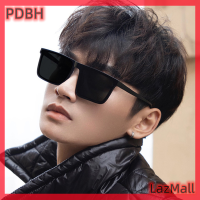 PDBH Fashion Store แว่นกันแดดผู้หญิงทรงสี่เหลี่ยมแฟชั่นผู้ชายทรงสี่เหลี่ยมผืนผ้า,แว่นตาวินเทจคลาสสิกกลางแจ้ง