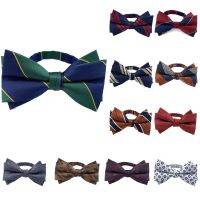 Men Bowtie Casual Cartoon Bow Tie for Men Women Bow Knot Adult Floral Bow Ties Cravats Striped Party Neck Wear Male Bowties Boys Clothing