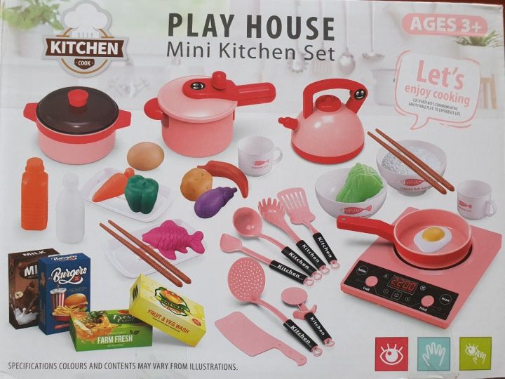 Đồ chơi nhà bếp cho bé sẽ giúp bé phát triển khả năng sáng tạo, học hỏi về thực phẩm, tăng cường trí tưởng tượng và kĩ năng xử lý vật dụng. Hãy cho bé trải nghiệm đầy tuyệt vời với những set nhà bếp đồ chơi độc đáo và quá tuyệt vời nhé.