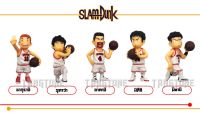 โมเดลสแลมดั้ง slamdunk เซ็ต 5 ตัว (ชุดขาว)