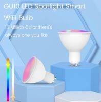 Tuya ไวไฟอัจฉริยะหลอดไฟ RGBW LED อัจฉริยะ GU10ถ้วยหลอดไฟไฟสปอร์ตไลท์