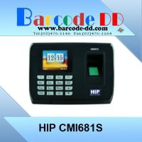 HIP CMI681S เครื่องสแกนลายนิ้วมือสำหรับ ลงเวลา รองรับการอ่านบัตร และ กดรหัส  และระบบสำรองไฟ สามารถต่อระบบกลอน Access Control ควบคุมประตูได้