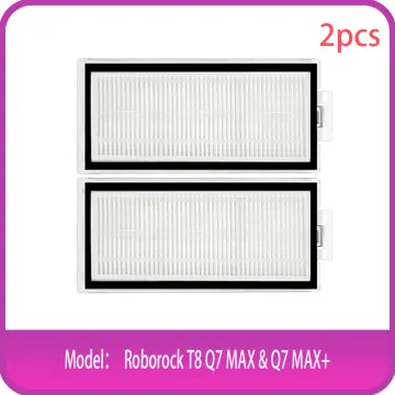 2Pcs Robot Vacuum Filter for Xiaomi Roborock Q7 Max Q7 Max+ T8