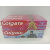 ?Colgate คอลเกต ยาสีฟัน รสบับเบิ้ลเฟรต บาร์บี้+แบคแมน 40 กรัม แพ็ค 6 (8850037) [ ใหม่ล่าสุด ]